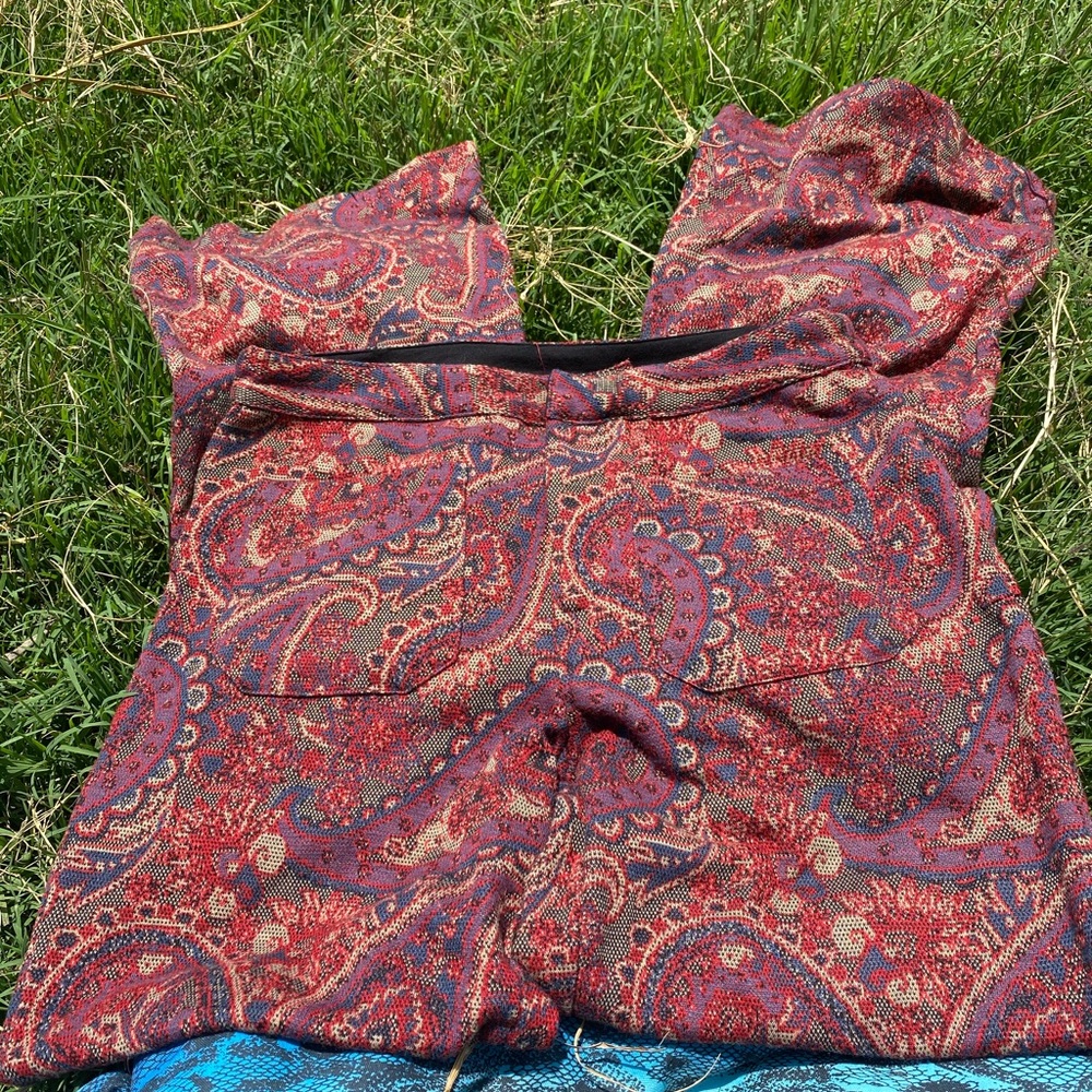 Bell bottom psychedelic pants